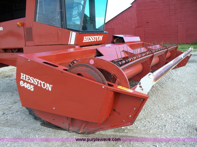 image for item D1554 1982 Hesston 6450 self-propelled windrower