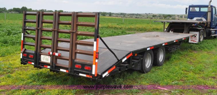 image for item F2467 2013 shop built equipment trailer