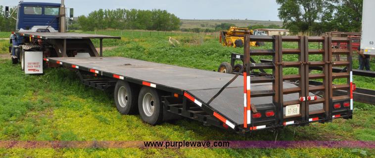 image for item F2467 2013 shop built equipment trailer