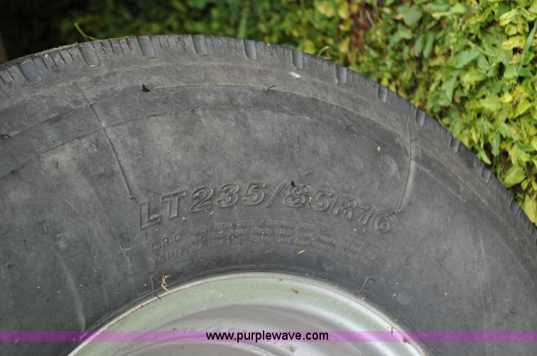 image for item F2467 2013 shop built equipment trailer