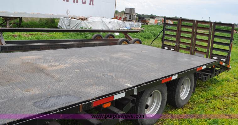 image for item F2467 2013 shop built equipment trailer