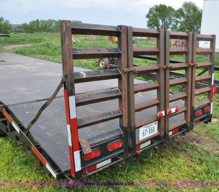 image for item F2467 2013 shop built equipment trailer