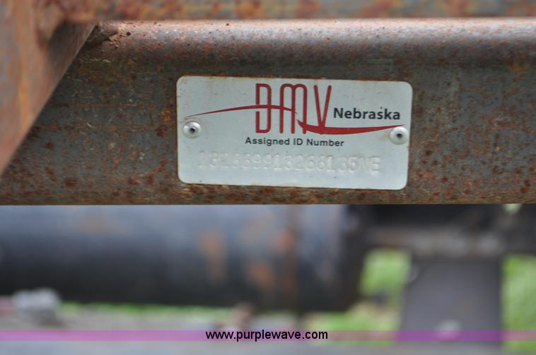 image for item F2467 2013 shop built equipment trailer