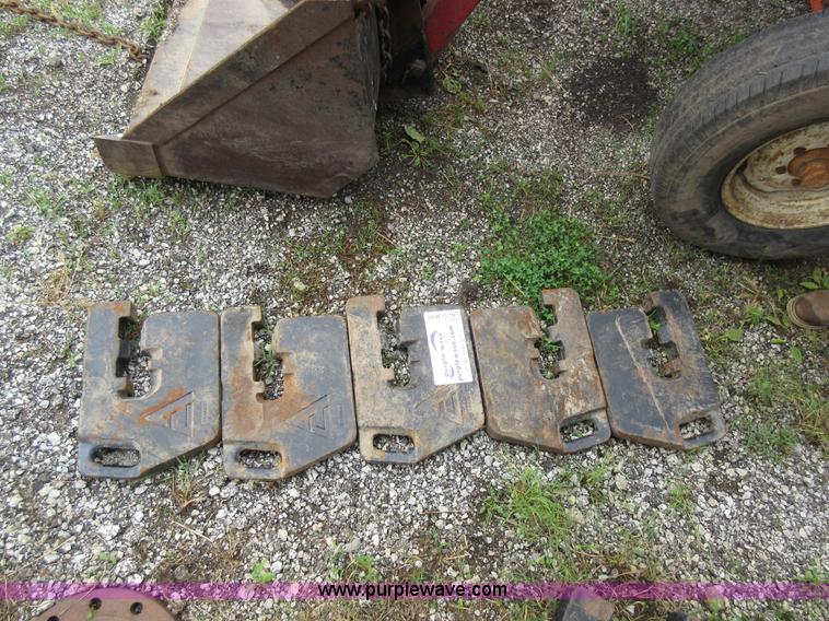 image for item G3693 (5) Allis-Chalmers front tractor weights