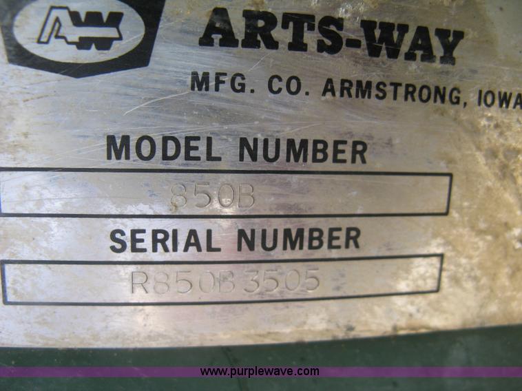 image for item J6540 Arts-Way Silamix 850-B feed wagon