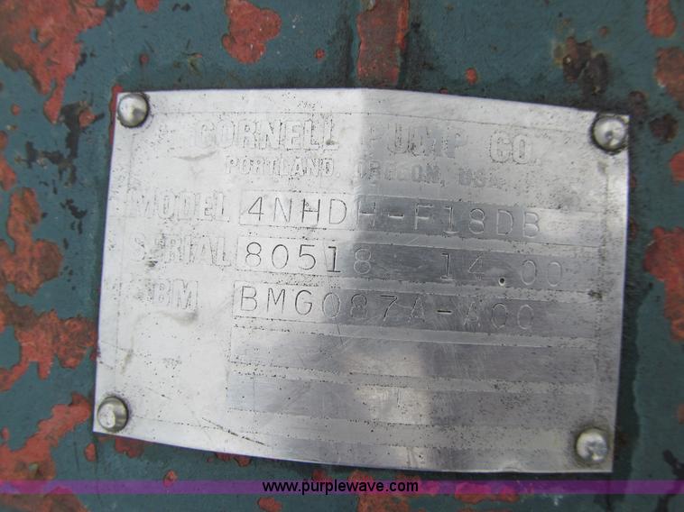 image for item K5723 Cornell 4NHDH water pump