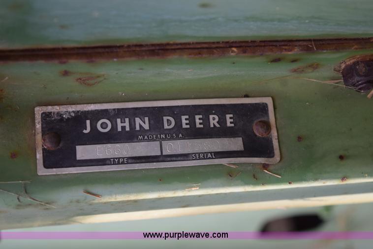 image for item K6096 1968 John Deere 6600 Soybean Special combine