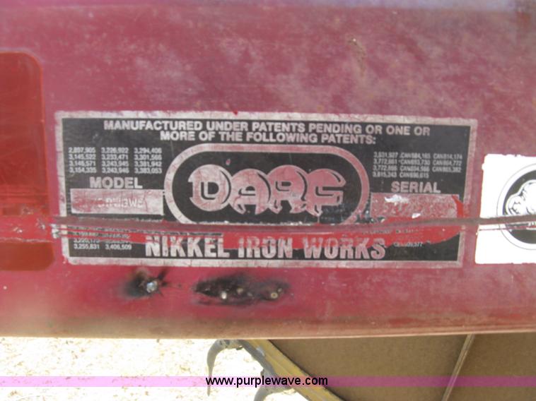 image for item K8660 Darf 917 W-Series hay rake