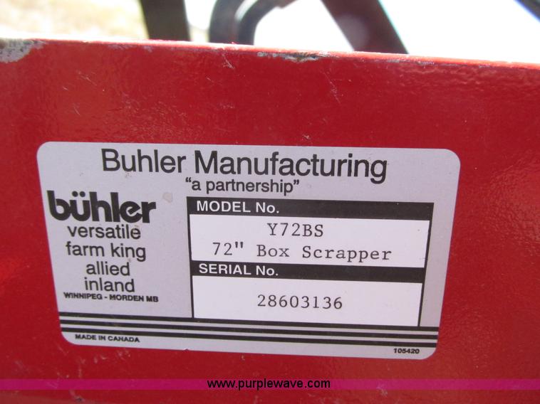 image for item L2505 Buhler 472BS box scraper