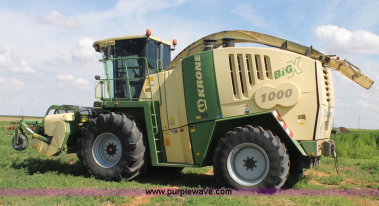 image for item L4259 2008 Krone Big X 1000 forage harvester