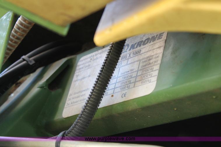 image for item L4259 2008 Krone Big X 1000 forage harvester