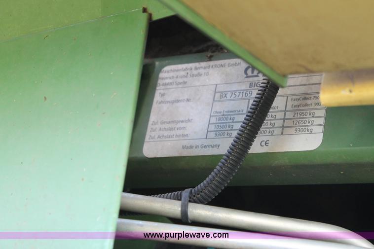 image for item L4259 2008 Krone Big X 1000 forage harvester