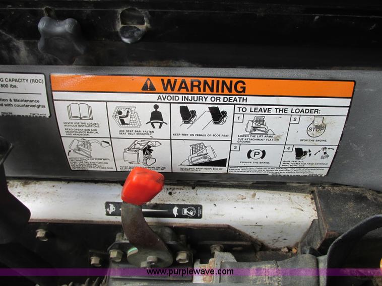 image for item B2982 2011 Bobcat T180 skid steer