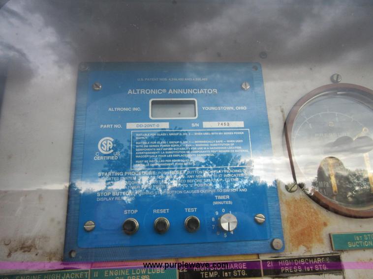 image for item BA9258 Ingersoll Rand gas compressor