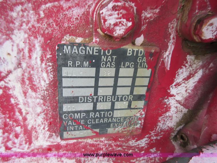 image for item BA9258 Ingersoll Rand gas compressor