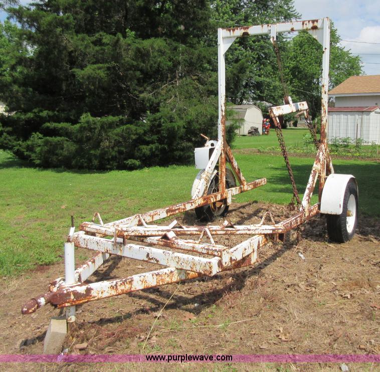 image for item BA9277 Shop built propane tank trailer