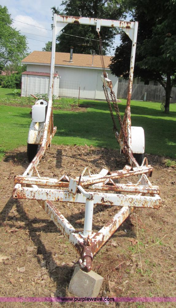 image for item BA9277 Shop built propane tank trailer