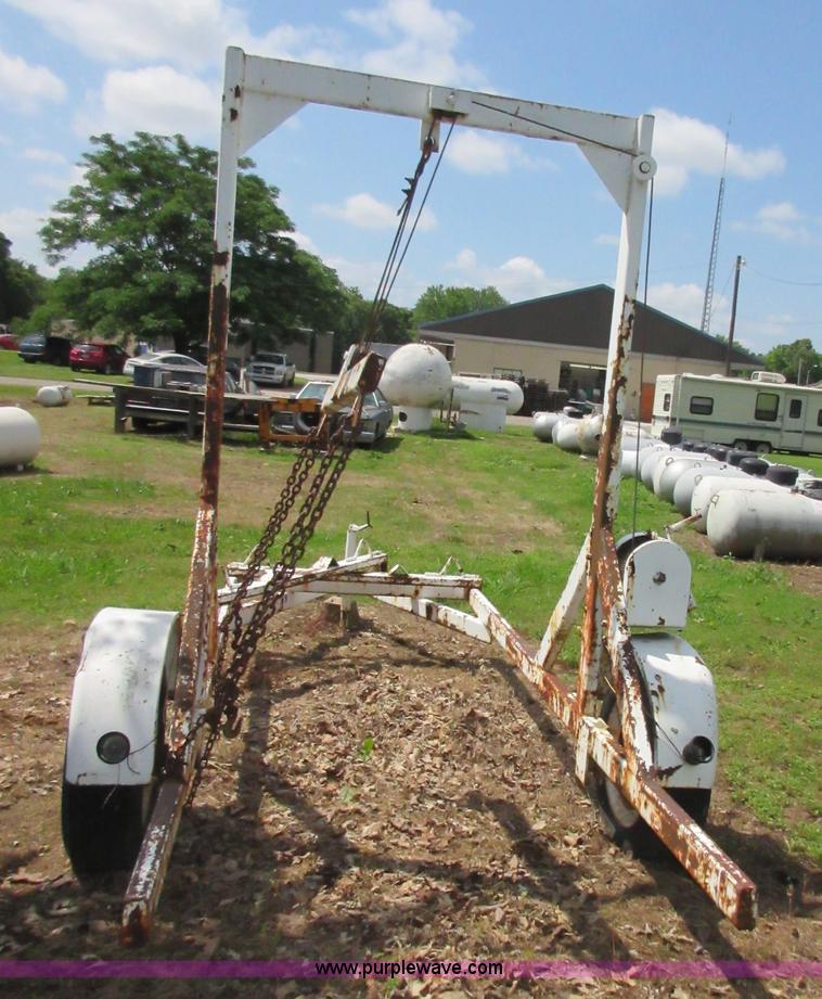 image for item BA9277 Shop built propane tank trailer