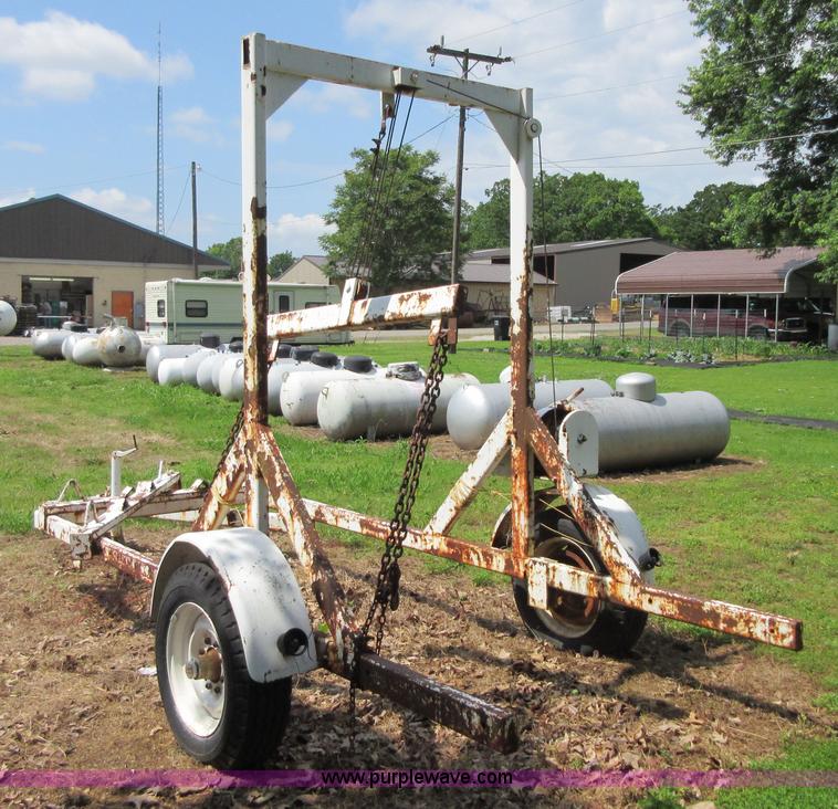 image for item BA9277 Shop built propane tank trailer