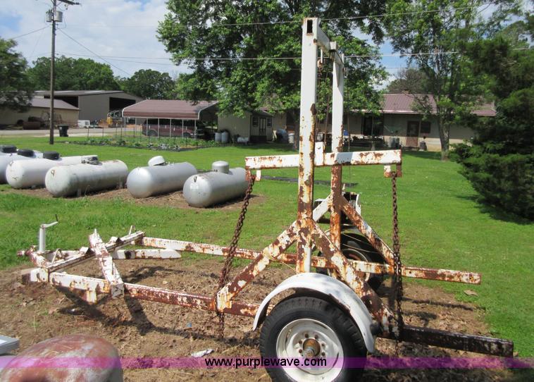 image for item BA9277 Shop built propane tank trailer