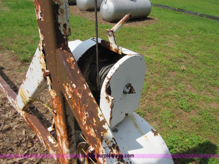 image for item BA9277 Shop built propane tank trailer