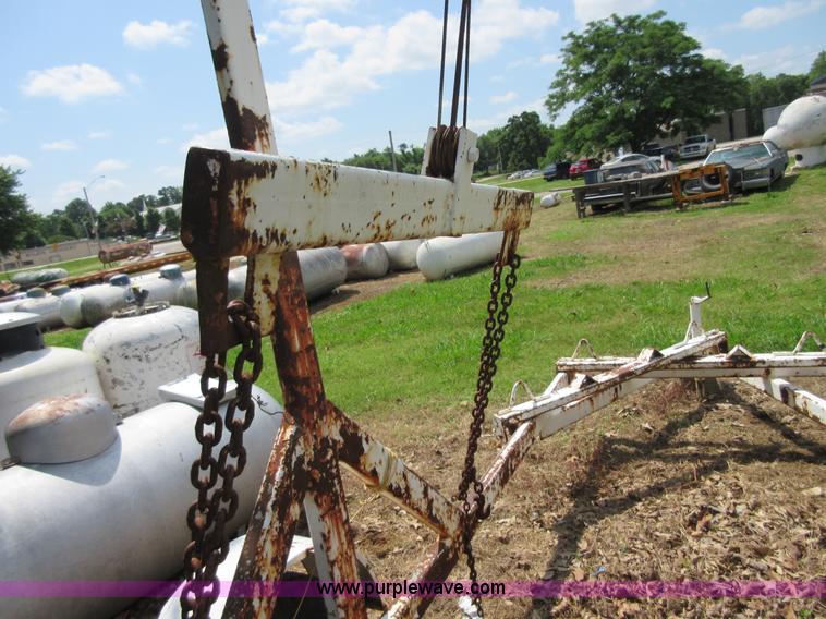 image for item BA9277 Shop built propane tank trailer