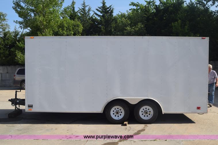 image for item F7887 2006 Continental enclosed cargo trailer