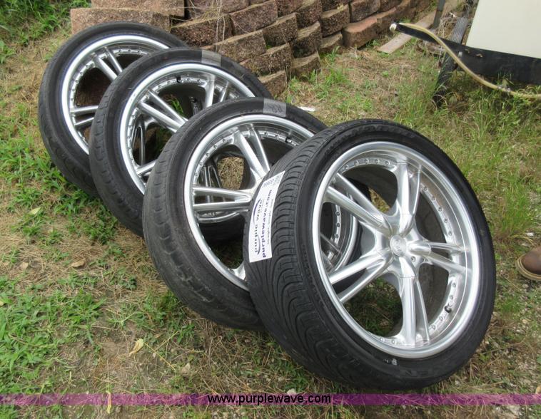 image for item G3690 (4) tires and wheels