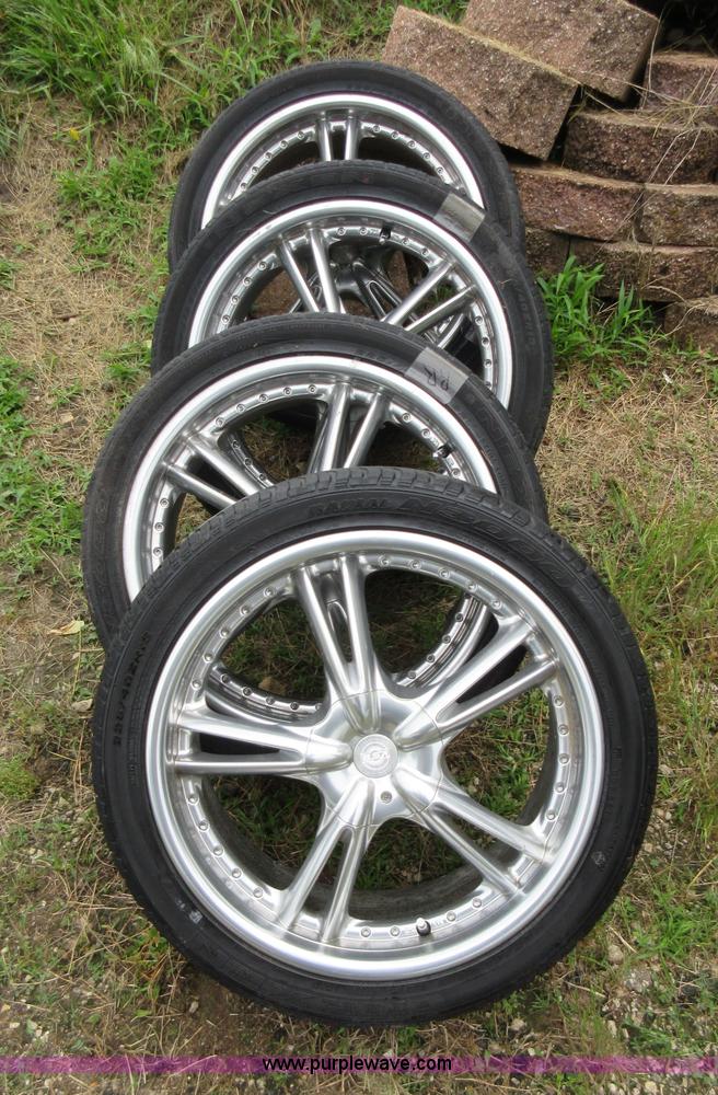 image for item G3690 (4) tires and wheels