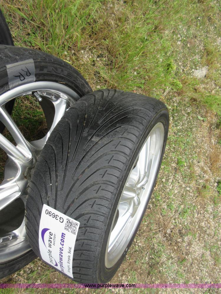 image for item G3690 (4) tires and wheels