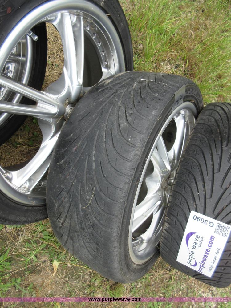 image for item G3690 (4) tires and wheels