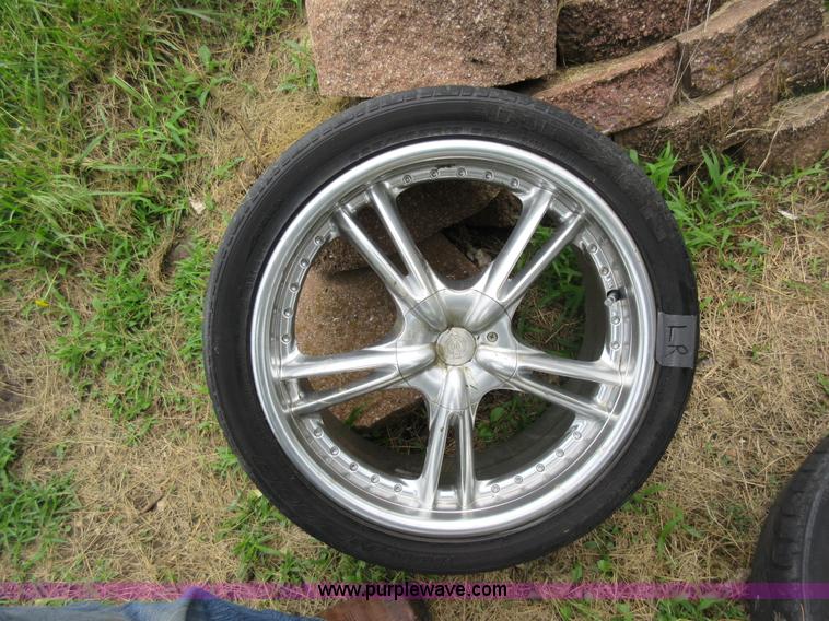 image for item G3690 (4) tires and wheels