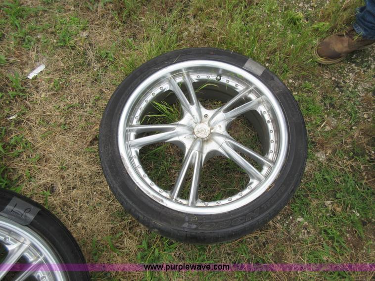 image for item G3690 (4) tires and wheels