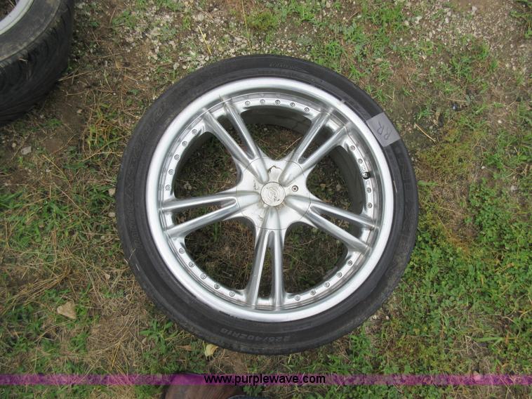 image for item G3690 (4) tires and wheels