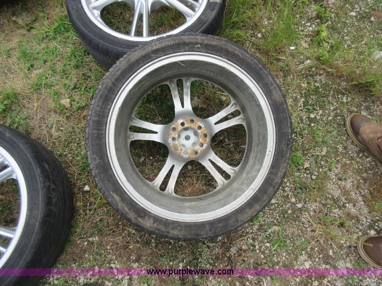 image for item G3690 (4) tires and wheels