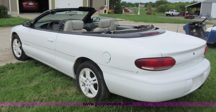 image for item G3697 1996 Chrysler Sebring JXi convertible