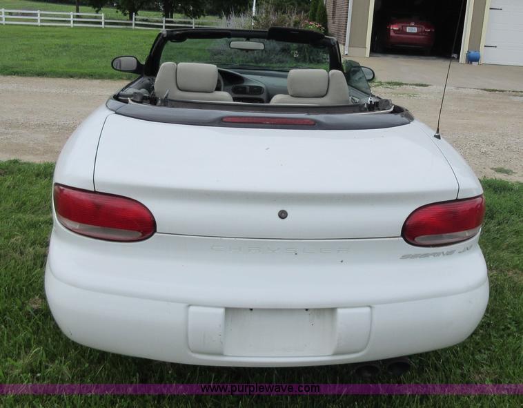 image for item G3697 1996 Chrysler Sebring JXi convertible