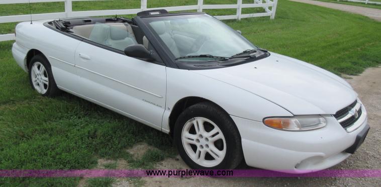 image for item G3697 1996 Chrysler Sebring JXi convertible