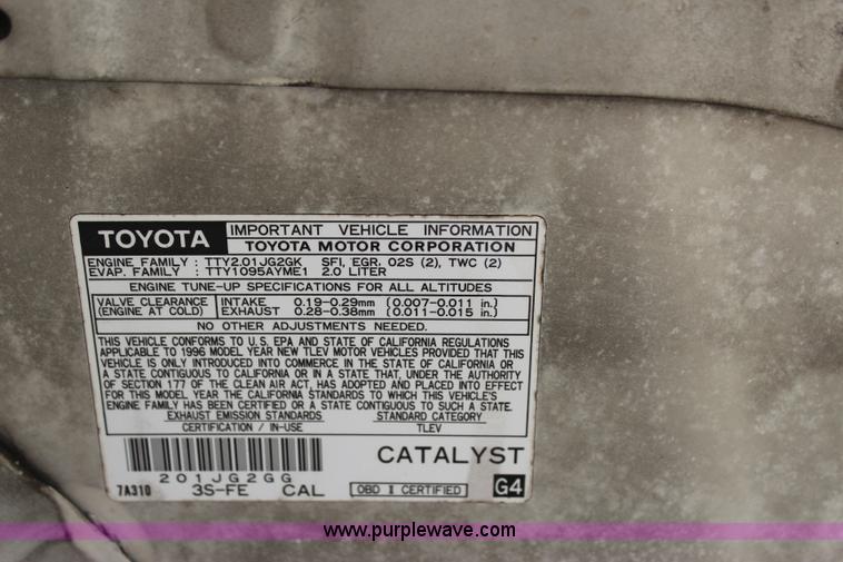 image for item I1649 1996 Toyota RAV4 mail car