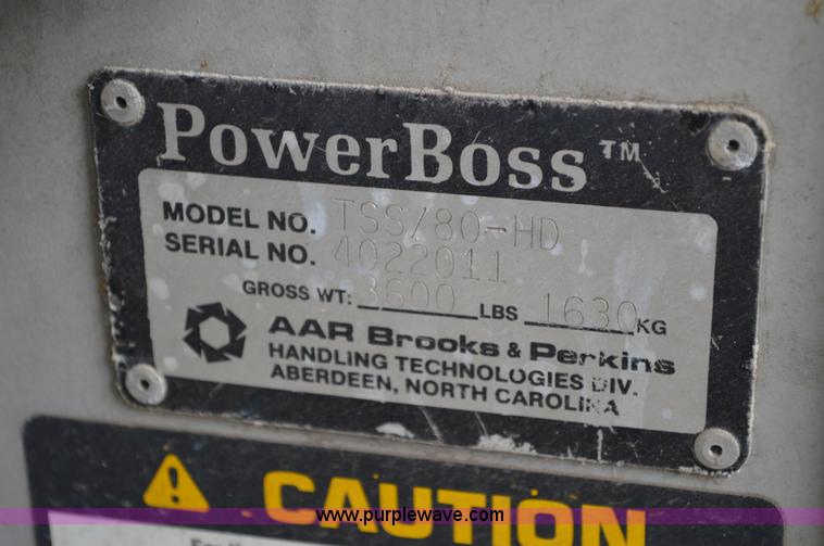 image for item I2860 Powerboss TSS/80 self-propelled sweeper