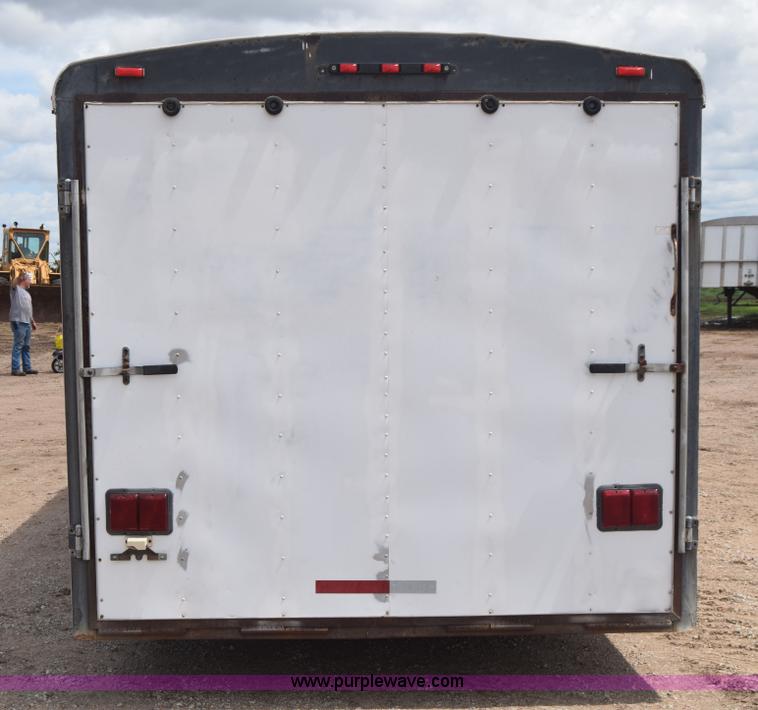 image for item J6575 1990 Pace toy hauler trailer