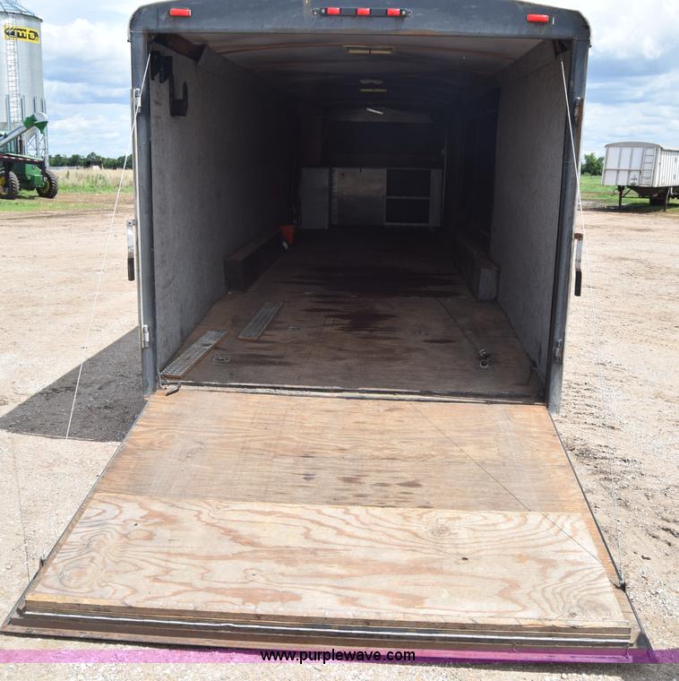 image for item J6575 1990 Pace toy hauler trailer