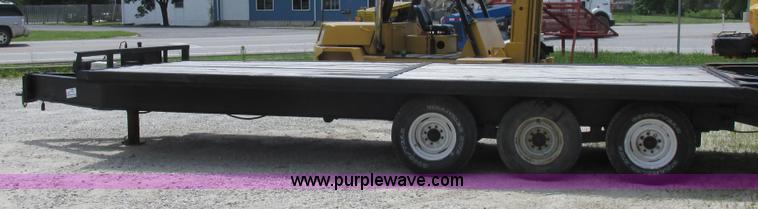 image for item K2161 1996 M&M hydraulic tilt deck trailer