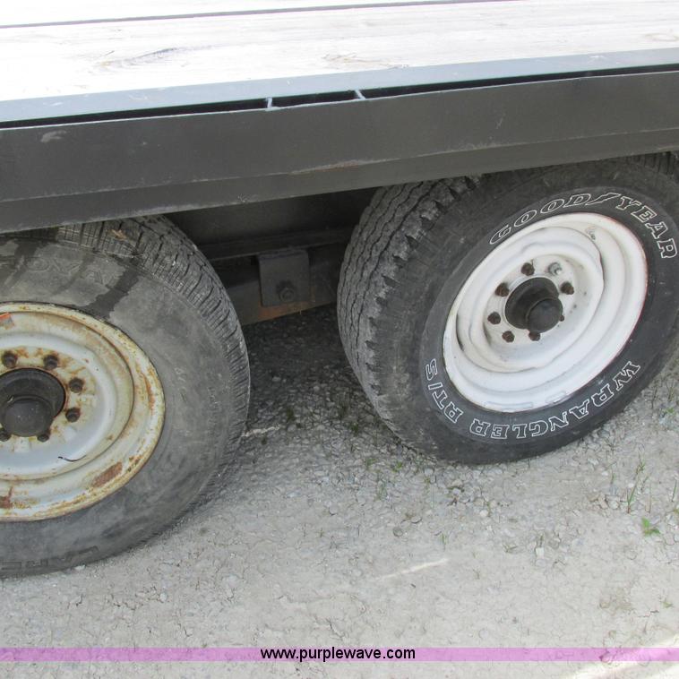 image for item K2161 1996 M&M hydraulic tilt deck trailer