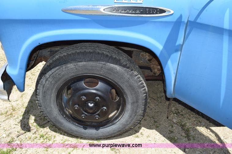 image for item K6020 1957 Chevrolet 6500 flatbed truck