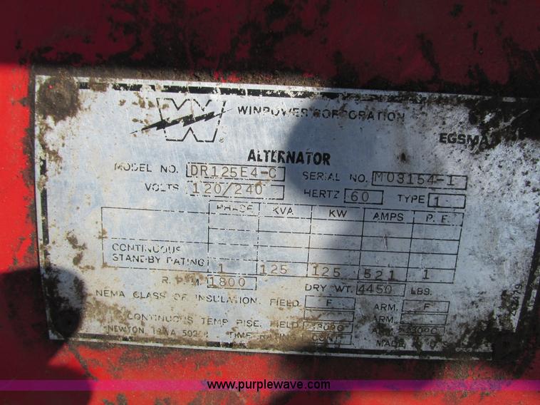 image for item L2508 Winpower Corporation generator