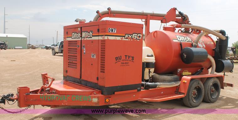 image for item AO9530 2011 Hydrovac FX60 vacuum trailer