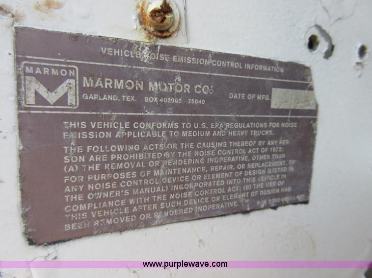 image for item D2475 1981 Marmon TT04C198RM workover rig