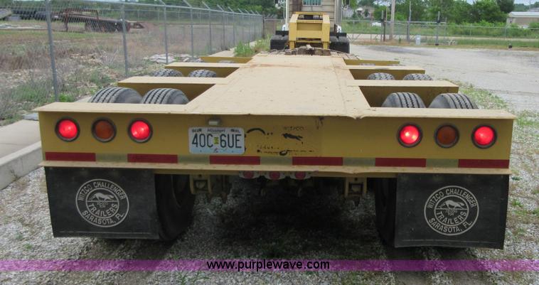 image for item D2492 2001 Witzco Challenger RG-50 lowboy trailer