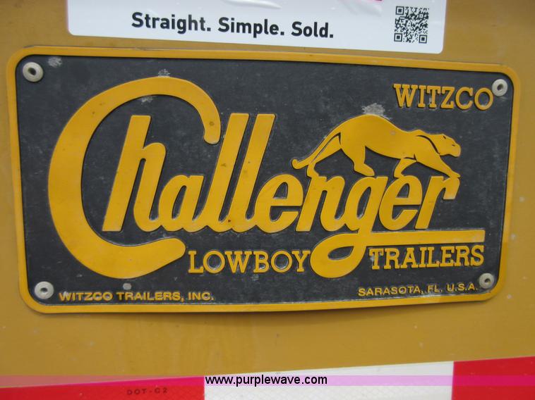 image for item D2497 2014 Whitzco Challenger RG-35 equipment trailer